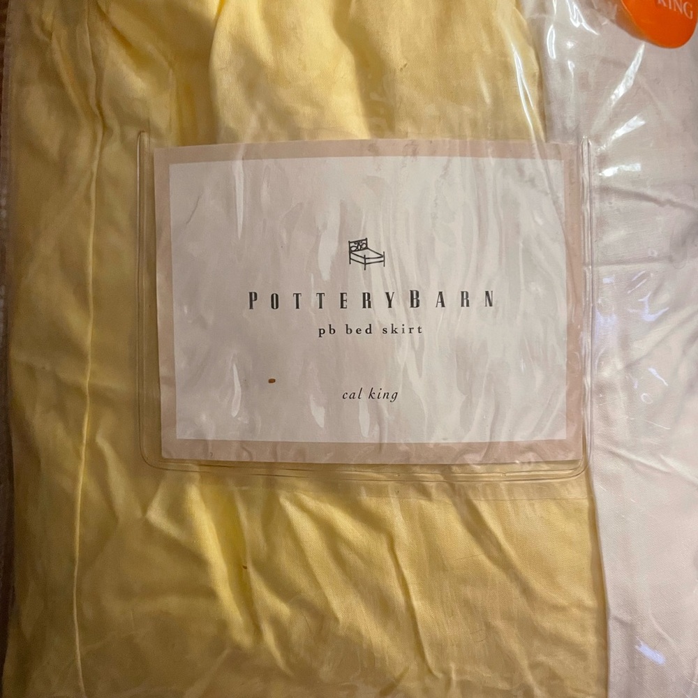 Cal king bed skirt
